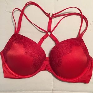 Victoria Secret  Very Sexy red push up bra.